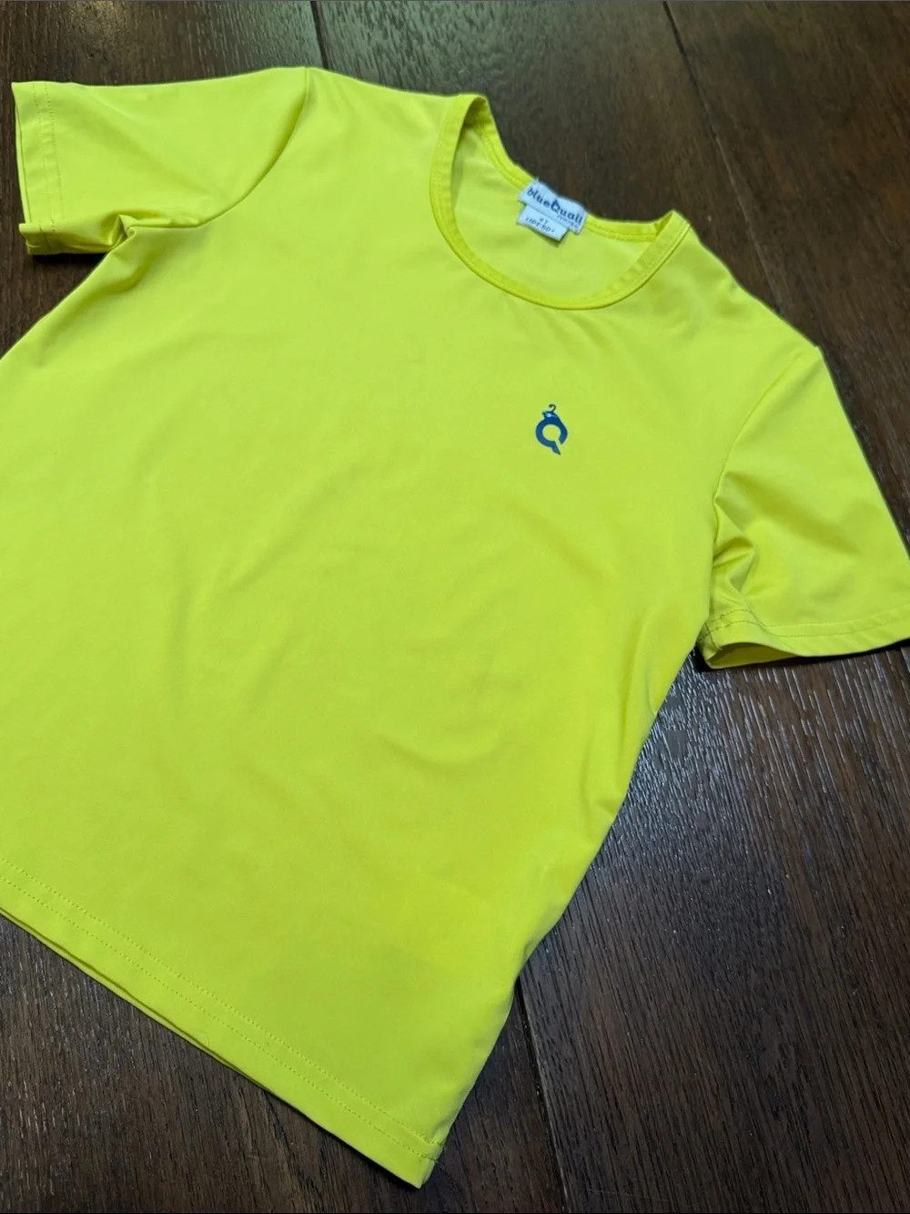 Blue Quail - Boys Yellow Mahi Mahi Short-Sleeve Performance Tee - Size: 4